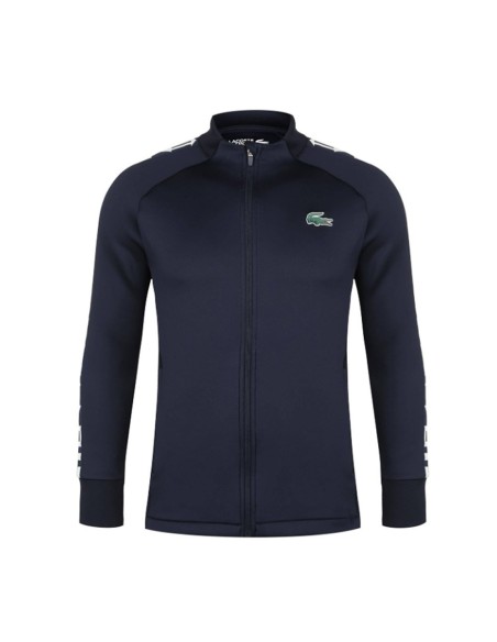 Sudadera Lacoste Con Cremallera Blanco Sh9430 001 | Ofertas de pádel